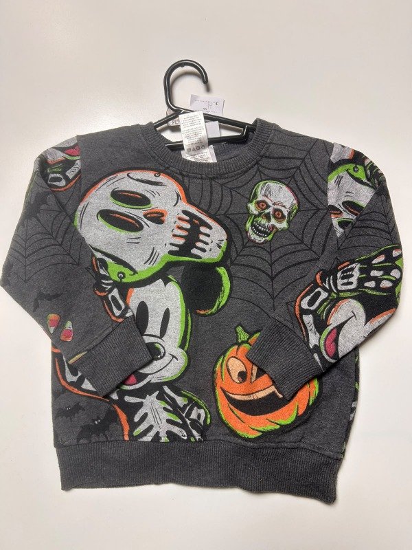 Producto - Buzo gris estampado Halloween Disney 100 - 1