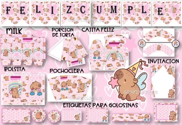 Producto - Kit Candybar editables completos 500 personajes