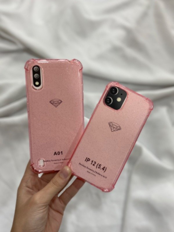 Producto - Funda Glitter rosa