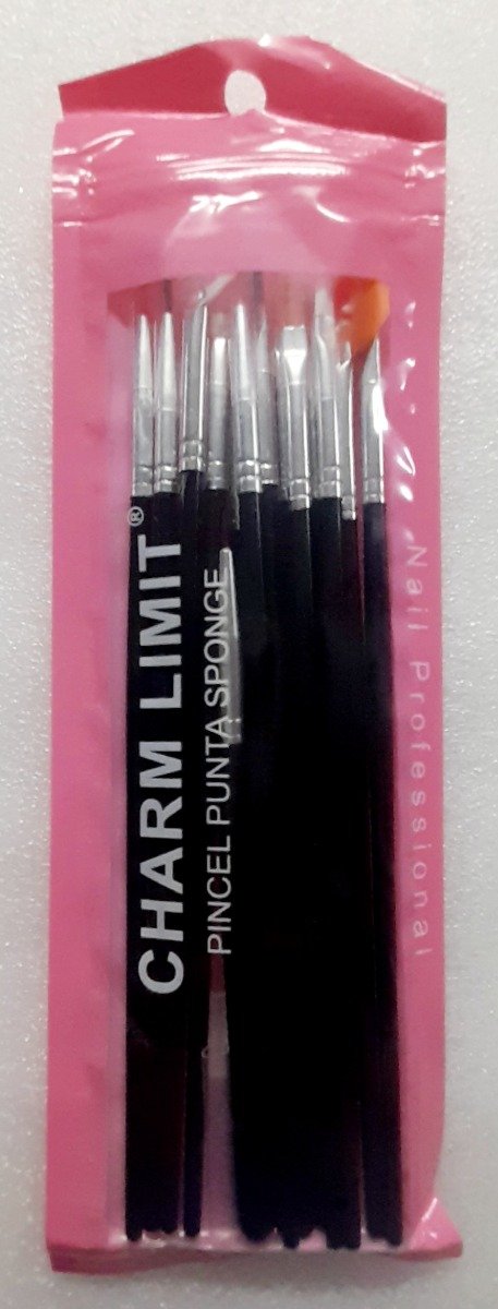 Producto - Set de 15 pinceles p/uñas Charm Limit LM 12/25