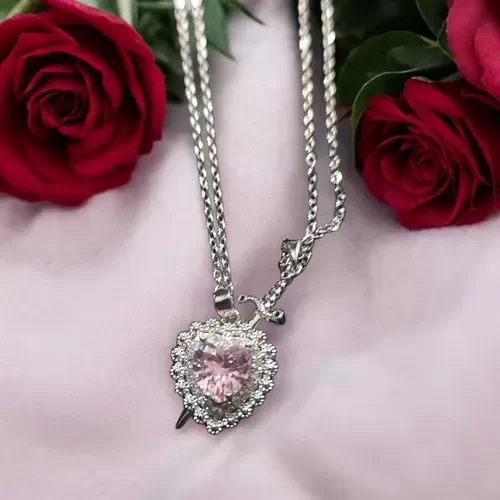 Producto - Collar Arthur's Heart Rosa