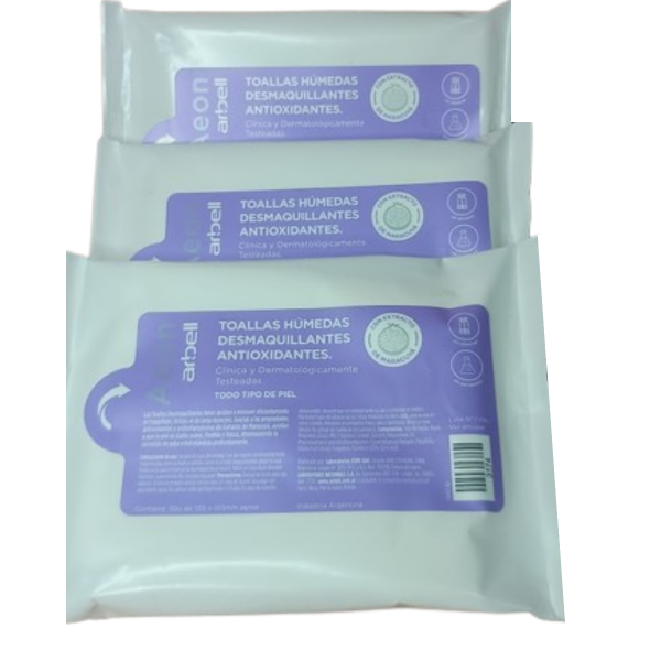 Producto - Toallas Desmaquillante Antioxidante 30 Unidades