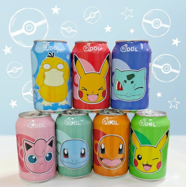 Producto - Latas coleccionables QDol Pokemon 330ml (al azar)
