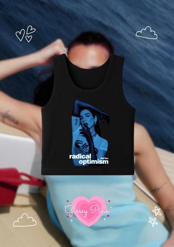 Producto - Tank Top Radical Optimism azul - DTF