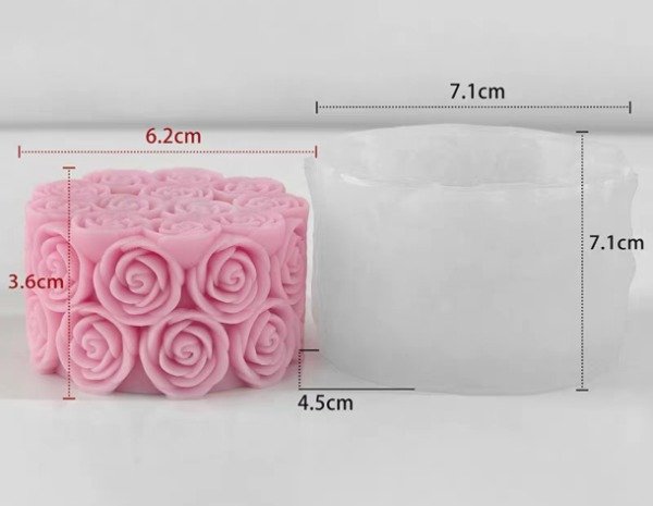Producto - Molde circular rosas l - 1