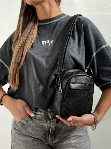 Producto - Mochila Bandolera Derby negra - 0