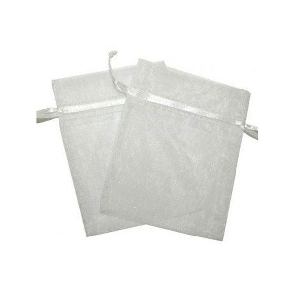 Producto - Bolsita de Organza Blanca 13X18cm
