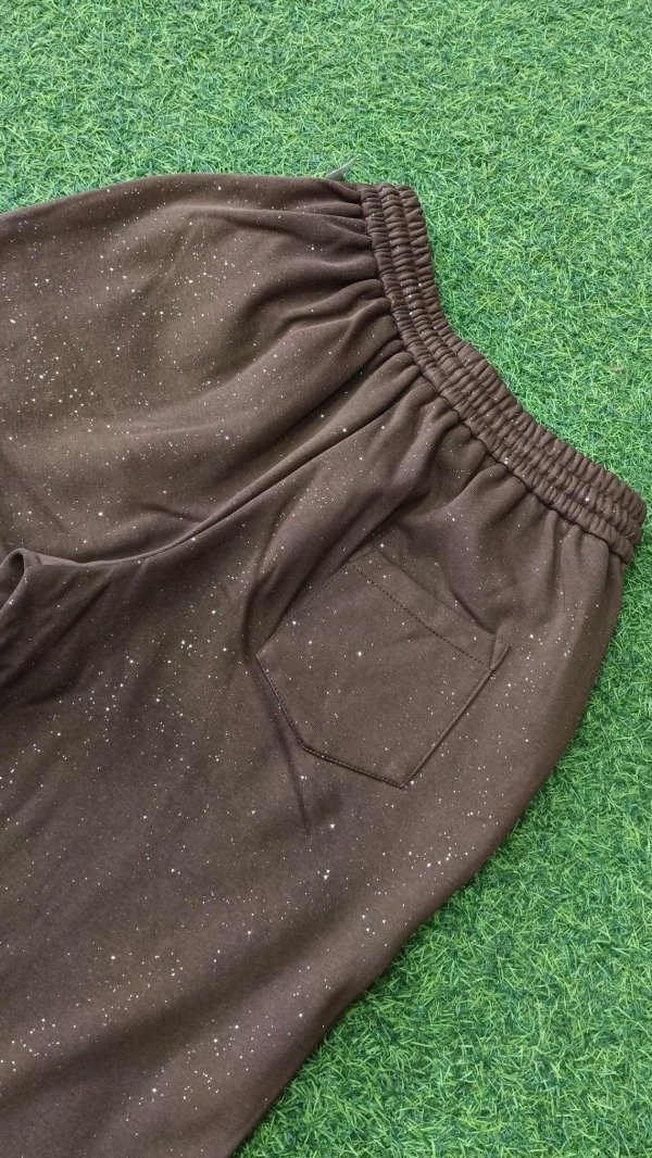 Producto - Wide leg brilloso algodón combinado c/ micropolar - 2
