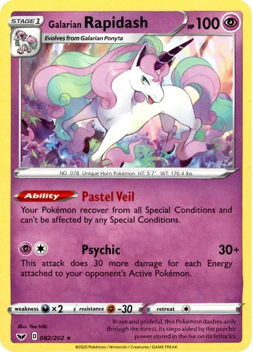 Producto - Galarian Rapidash - 82/202 - Sword and Shield