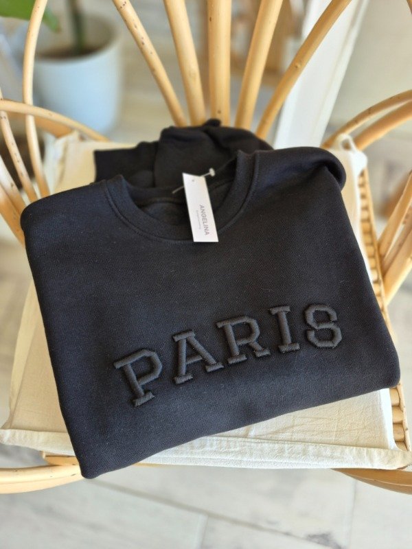 Producto - Buzos París Bordado Negro