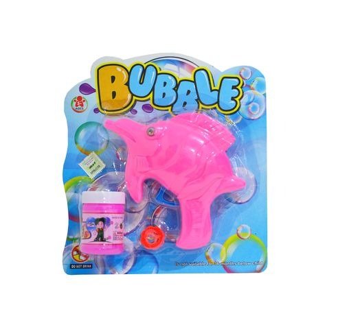 Producto - BURBUJERO PISTOLA PEZ EN BLISTER 20X22CM