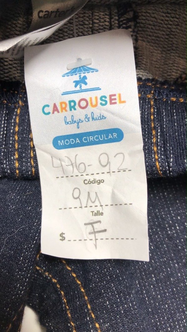 Producto - Pantalon jean Carters 9 meses - 4