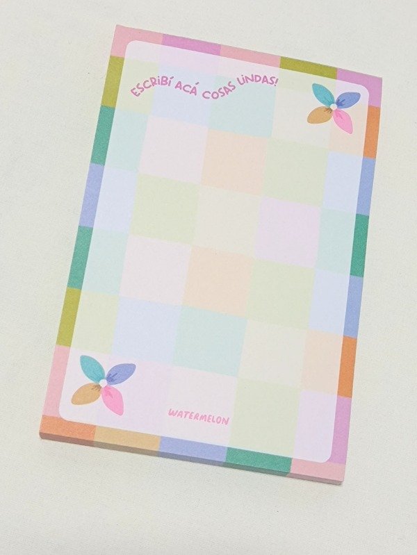 Producto - Block cosas lindas