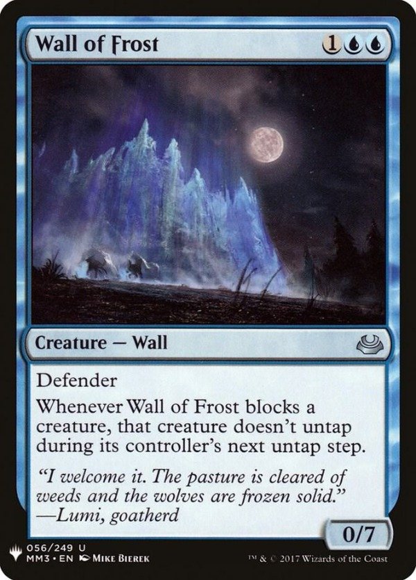 Producto - Wall of Frost  The List