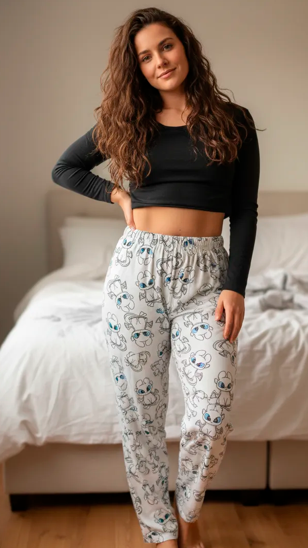Producto - Pant Polar Luminosa blanco