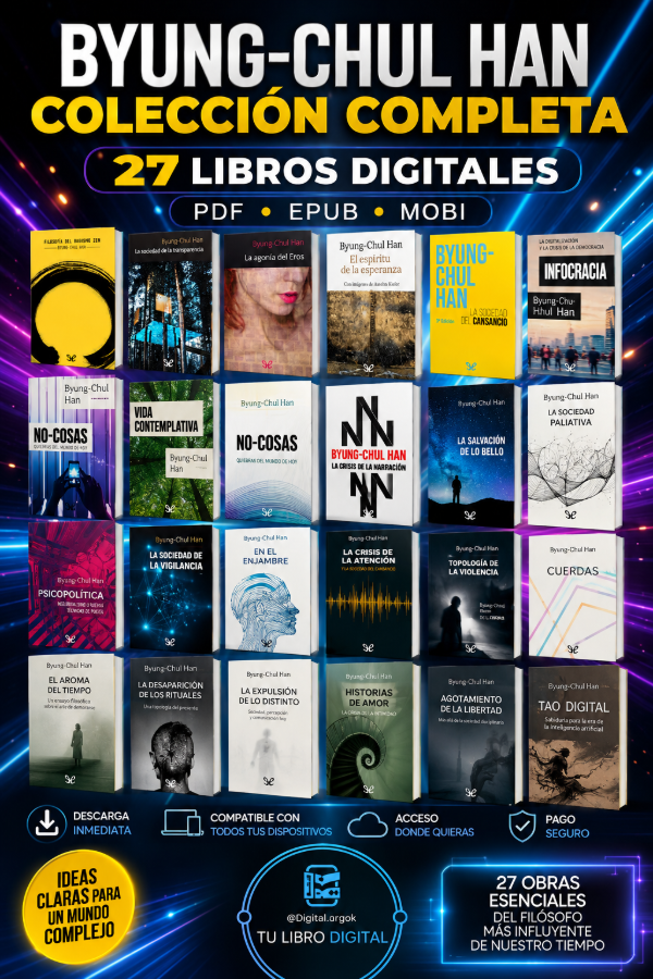 Producto - Colección Byung-Chul Han 27 libros