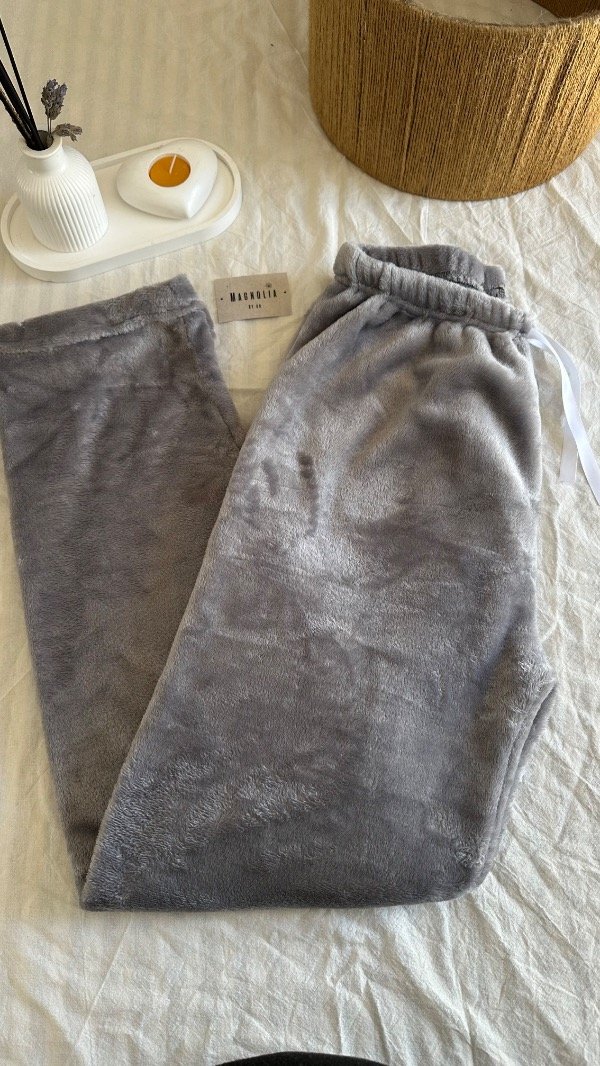 Producto - PANT PIJAMA gris - polar soft - 2