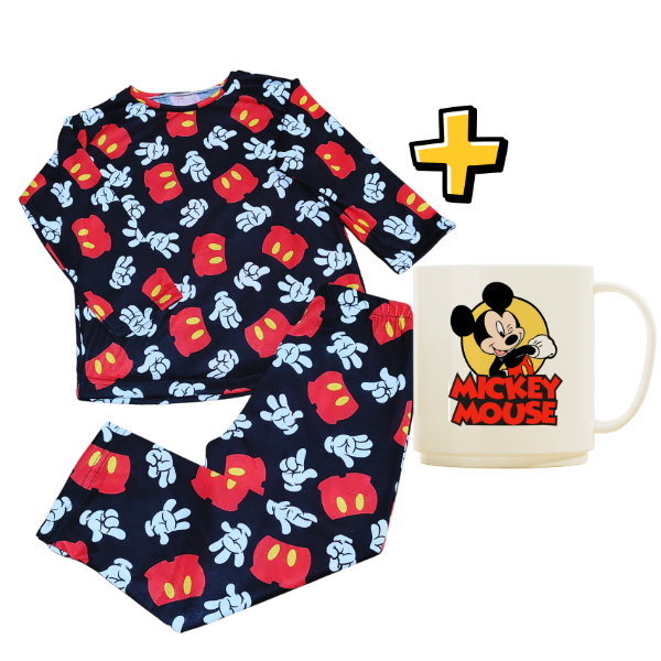 Producto - PIJAMA KIDS MANGA LARGA FULL PRINT + TAZA PERSONALIZADA