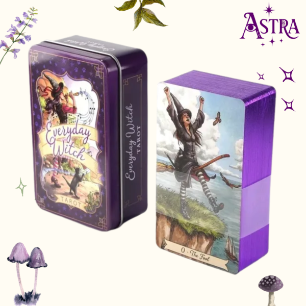 Producto - Tarot Everyday Witch (caja de lata y bordes metalizados)