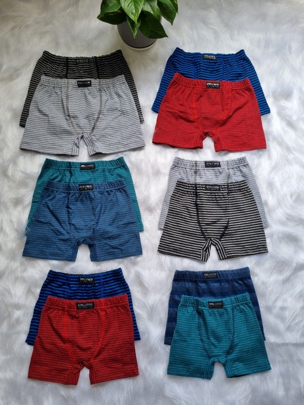Producto - Boxer para niños de algodon con lycra (El precio es por Docena)