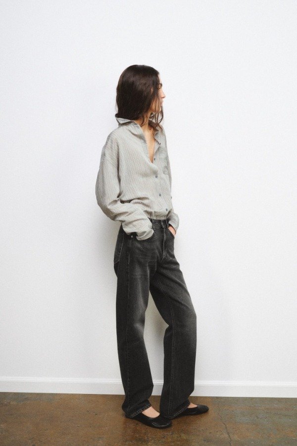 Producto - Camisa rayas multicolor Zara - 3