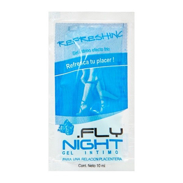 Producto - GEL LUBRICANTE FLY NIGHT REFRESHING EFECTO FRIO MENTHOL 10ml