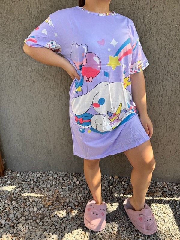 Producto - Camisón de cinnamoroll violeta