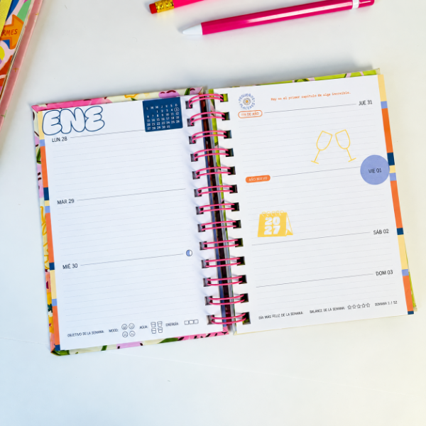 Producto - AGENDA PROYECTO IMPORTANTE - Semana a la vista MIDI - 3