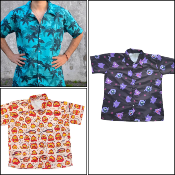 Producto - Camisas Pokemon, Ghibli y GTA Vice City - (Ingrese para elegir talle)