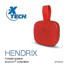 Producto - Parlante Xtech portátil Bluetooth Hendrix