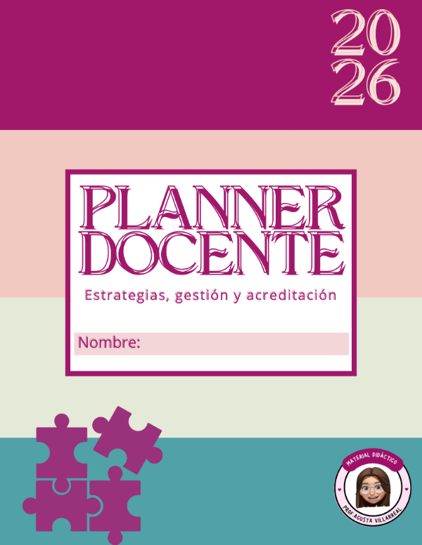 Producto - PLANNER DOCENTE 2026 (imprimible)
