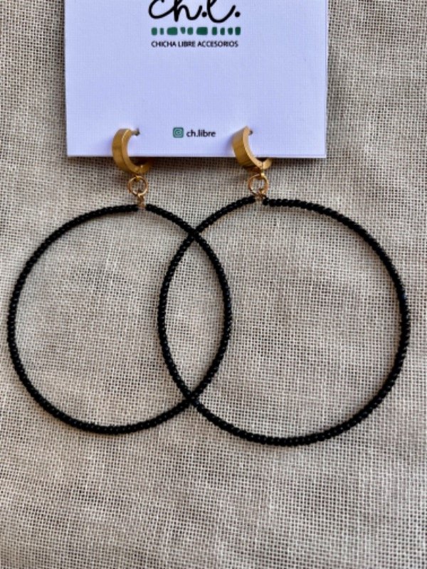 Producto - MAXI  AROS NEGROS