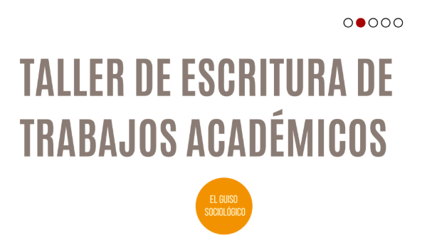 Producto - Taller de Escritura de Trabajos Académicos