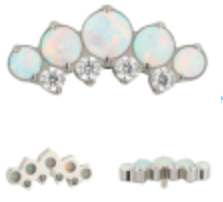 Producto - Labret cluster doble