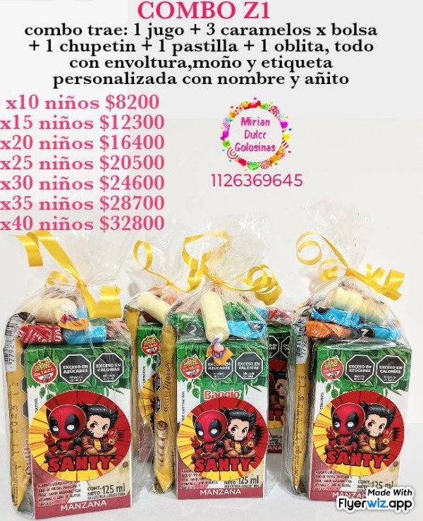 Producto - Combo Deadpool y Wolverine z1