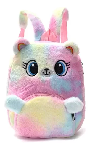 Producto - MOCHILA PELUCHE OSITO ARCOIRIS