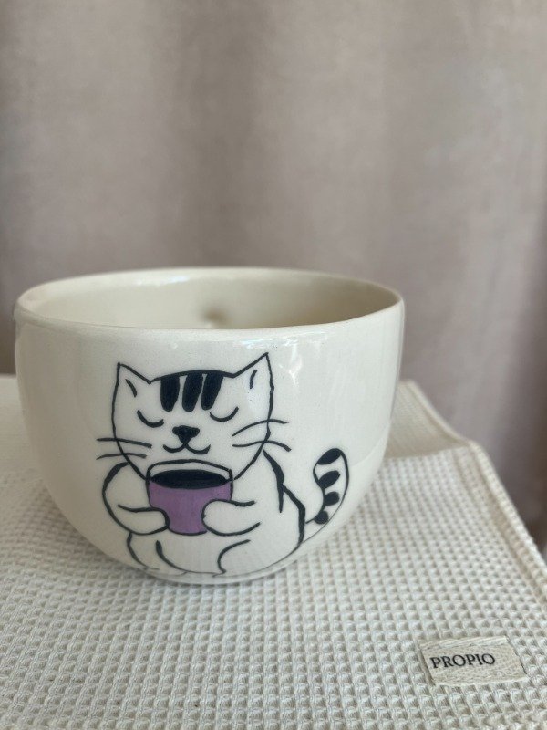 Producto - Tazon gato relax.