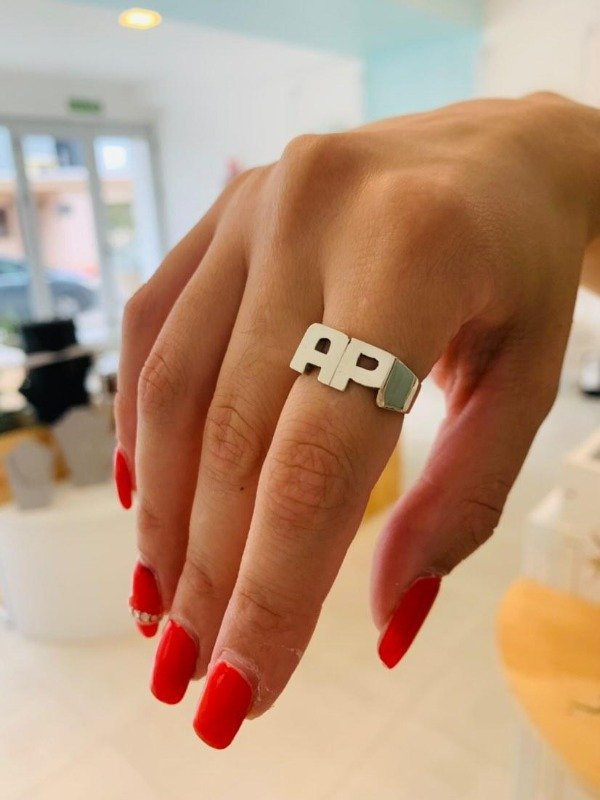 Producto - Anillo Doble Inicial - 1