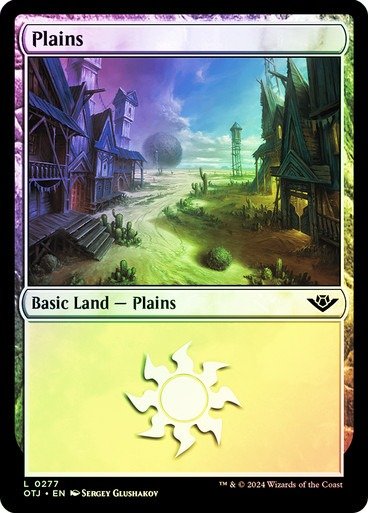 Producto - Plains 277 Foil  Outlaws of Thunder Junction