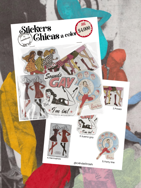Producto - Stickers Chicas a Color