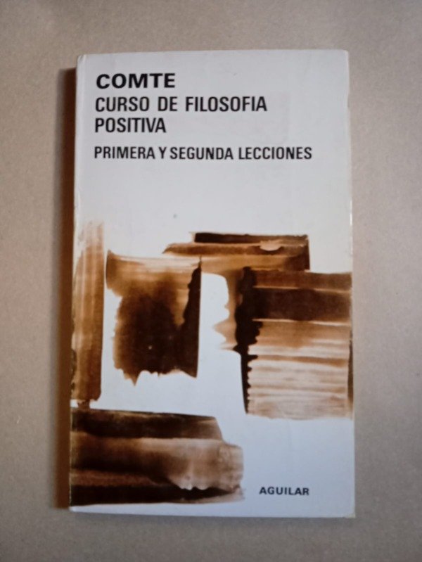 Producto - Curso de filosofía positiva - Comte - Aguilar 1973