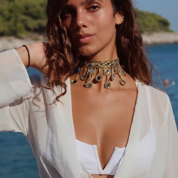 Producto - Choker Bcn Dorado