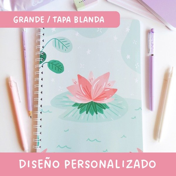 Producto - Cuaderno Grande Personalizado - Tapa Blanda
