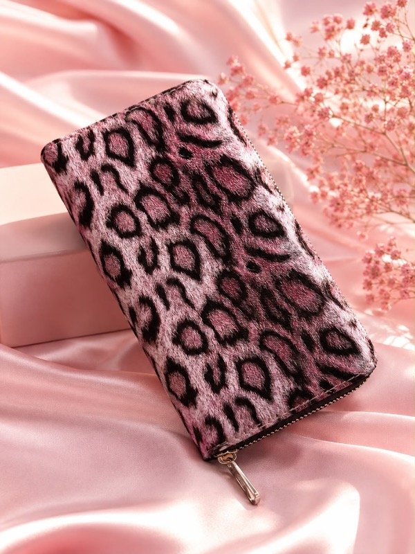 Producto - BILLETERA MAXI ANIMAL PRINT - ROSA