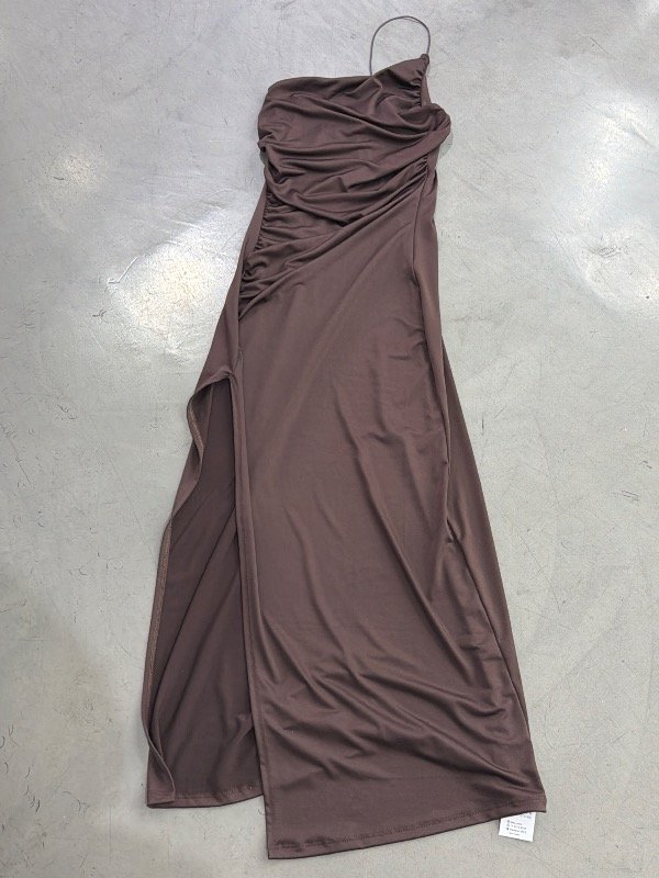 Producto - Vestido una Manga Frunce Microfibra