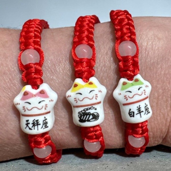 Producto - PULSERAS MANEKI NEKO COLOR ROJO - 0