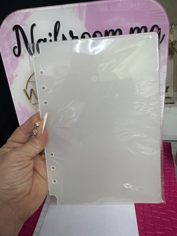 Producto - Repuesto de hojas para libro porta muestrario x 5 unid