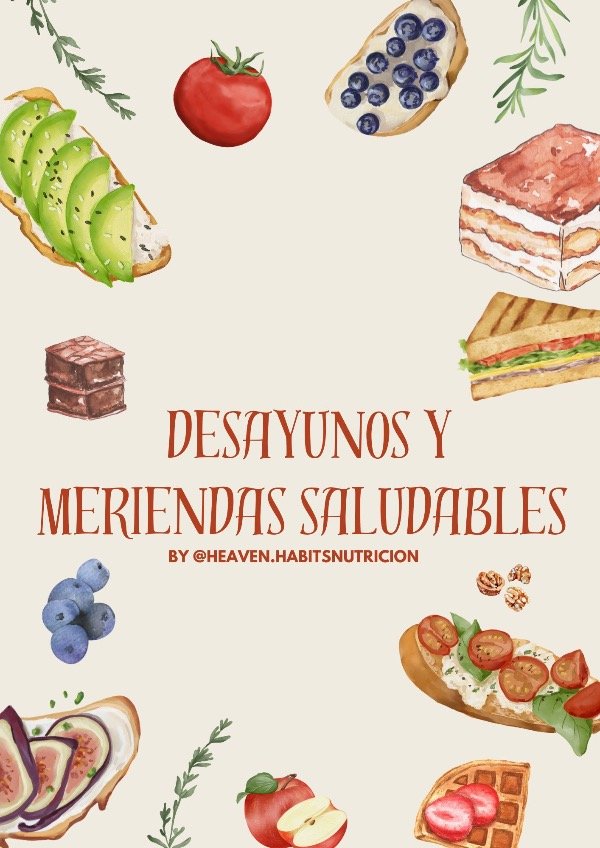 Producto - RECETARIO DESAYUNOS Y MERIENDAS SALUDABLES - 0