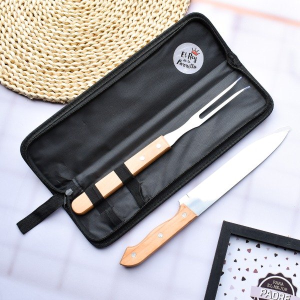 Producto - SET ESTUCHE ASADOR