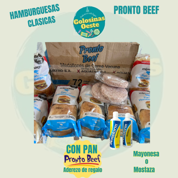 Producto - Hamburguesas Pronto Beff Maxi